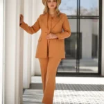 ست کت شلوار جلیقه زنانه مازراتی