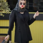 کت شلوار زنانه جلو چاک دار مجلسی