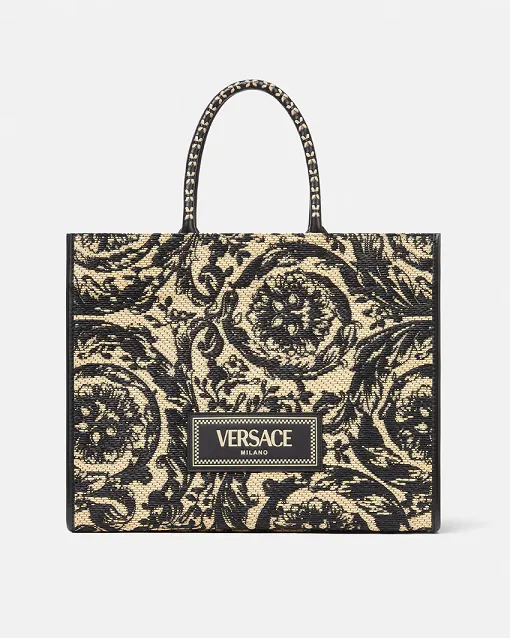 کیف Barocco Athena Raffia Large Tote